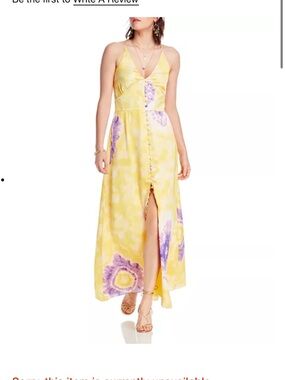 Bloomingdale’s Lini yellow maxi dress